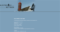 Desktop Screenshot of klosterspiele.ch